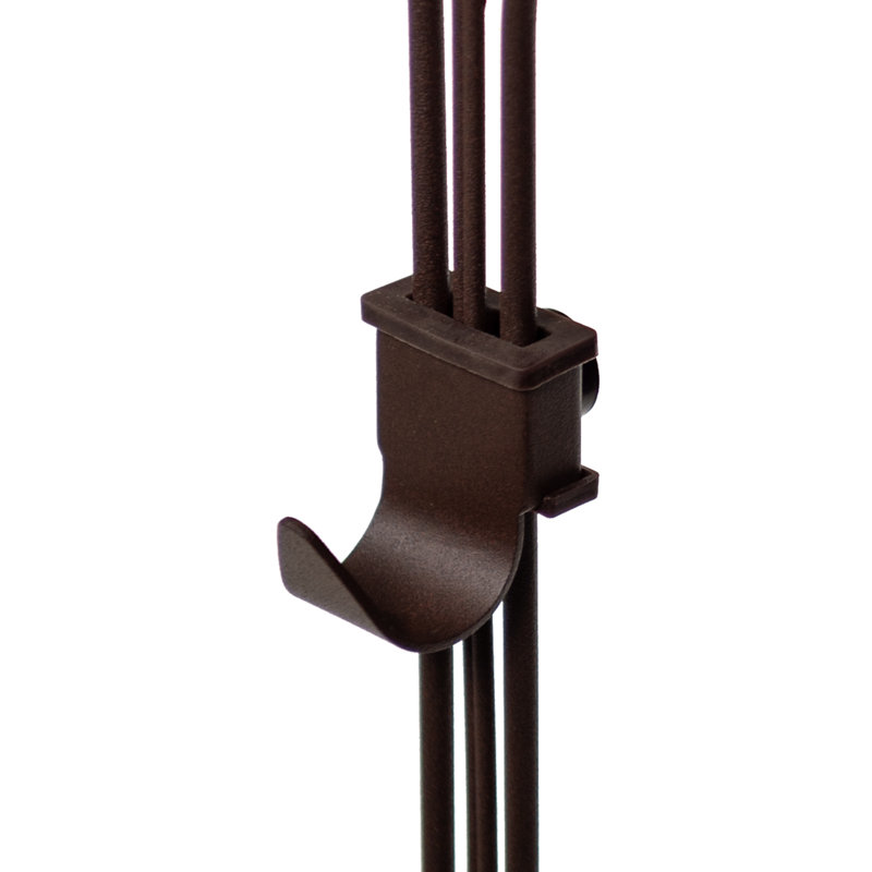Cintres de porte d'entrée avant, Brun, H 12,5 po x l 24 po x P 1,75 po