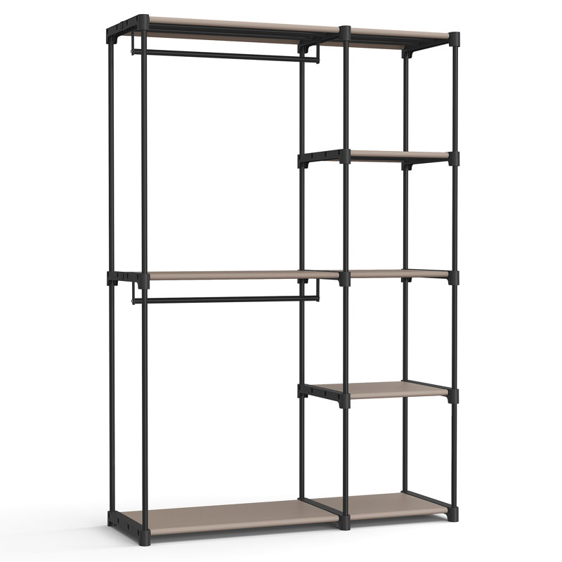 Priolo 124cm Clothing Rack, Taupe
