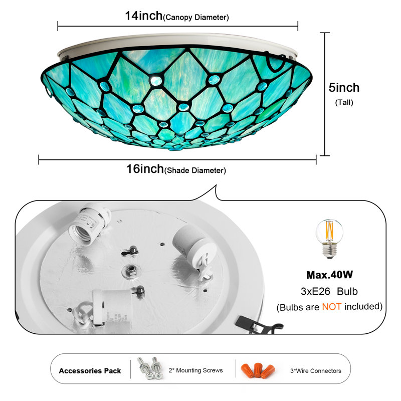 Tiffany Flush Mount