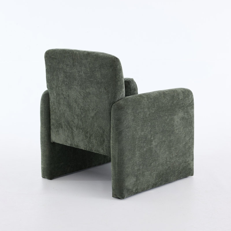 Fauteuil simple de style moderne, Vert
