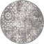 Tapis rond ikat Ashen
