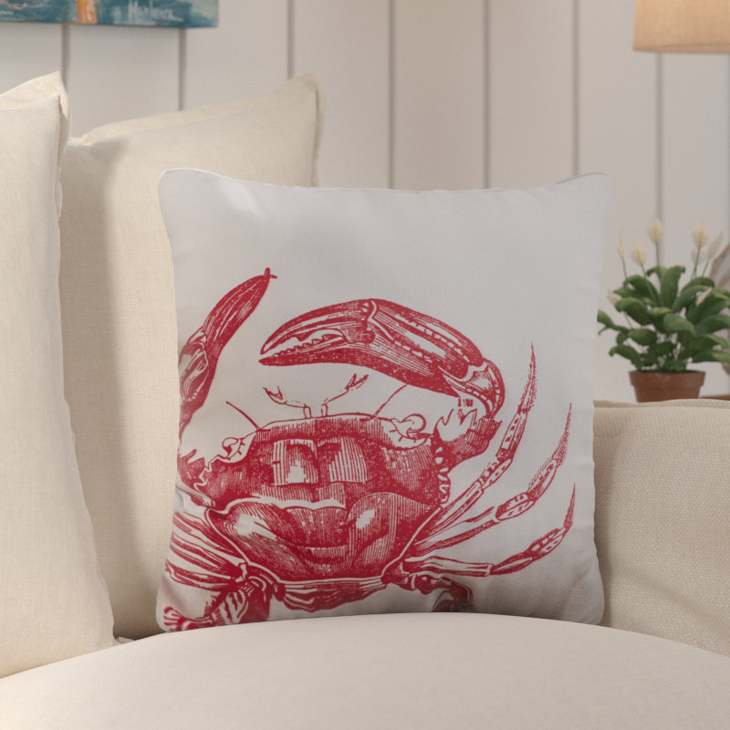 Rain Geometric Throw Pillow, 18" W x 18" D