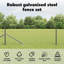 Vidaxl Fence With Posts PVC-Coated Steel-116798244-116798251