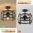 3-Light Rustic Ceiling Light