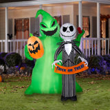 Jack Skellington and Oogie Boogie Character Halloween Inflatable Set