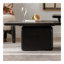 Ensemble de tables basses carrées de style rétro avec finition grain de bois, pour le salon, le bureau et la salle à manger (ensemble de 2)-1703179148