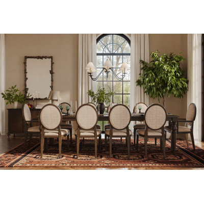 Guinna 10 - Person Solid Wood Dining Set