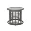 Table d'appoint grise, P 17,78 po x l 16,58 po, 12,06 lb, comptoir à boissons - texture, poids de 17,78 po x 16,58 po x 11,9 lb-131330909