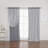 Fortuna Brockham Solid Tulle Overlay Room Darkening Grommet Curtain Panels-1636279544-1636324682