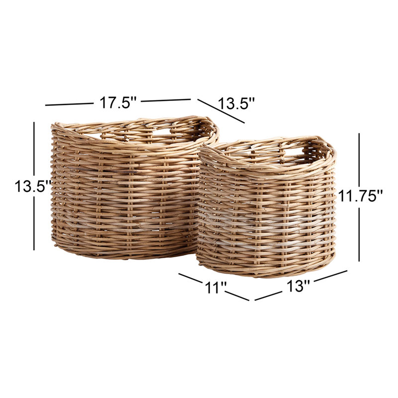 Normandy Demilune Baskets