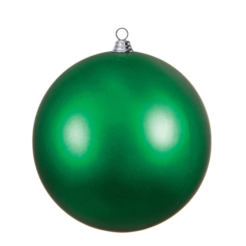Ornement boule des Fêtes, Vert, H 15,75 po x l 15,75 po x P 15,75 po