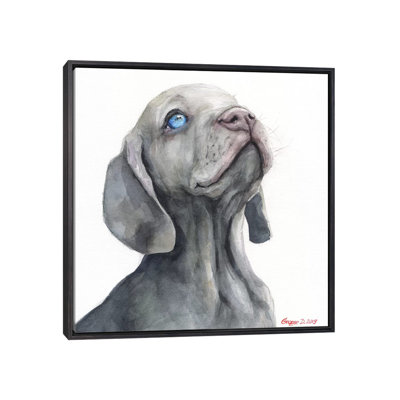 Chiot Weimaraner par George Dyachenko - reproduction d'art