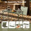 Table de camping pliante 3,4 pi-861262476