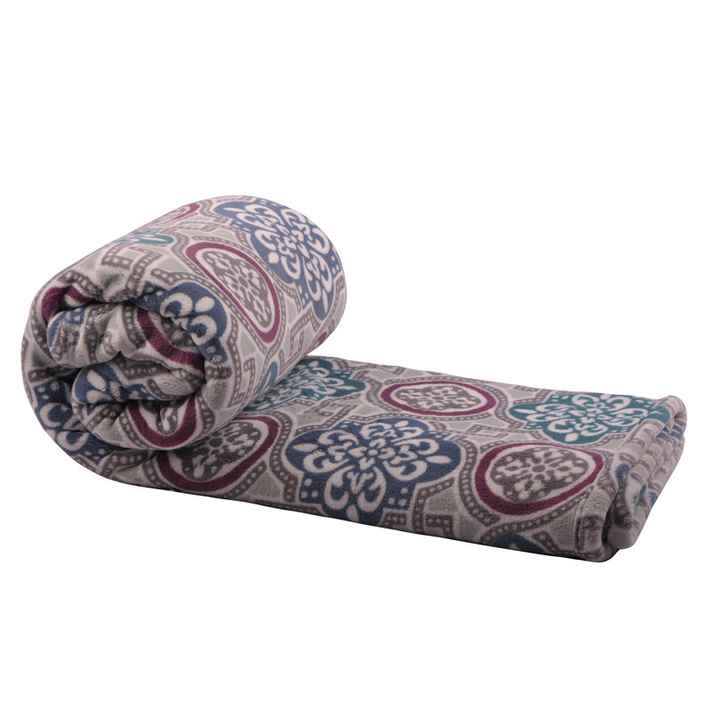Risa Throw Blanket, Colonial Blue