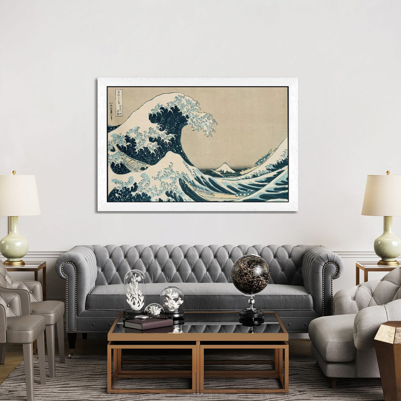 The Great Wave Of Kanagawa, From The Series '36 Views Of Mt. Fuji' by Katsushika Hokusai - Print on Canvas