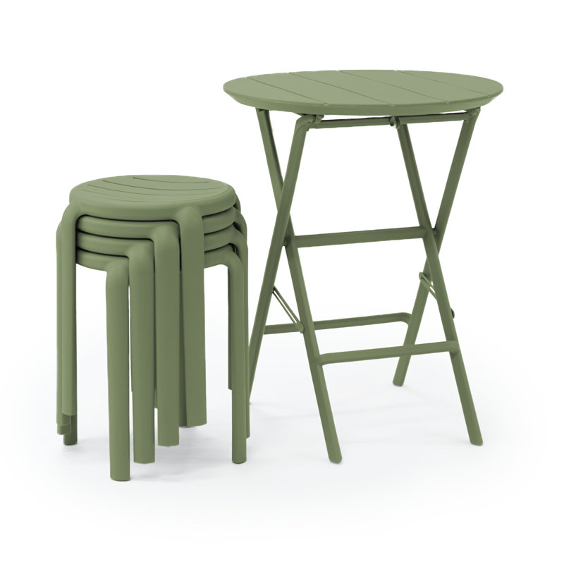 Ensemble de bistro Centreville pour 4 personnes, Vert