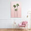 Palmeraie, ciel rose, toile par Natalie Carpentieri-691218436
