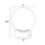 Lampe globe en métal Brainard-701781280