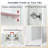 Husai Recessed or Surface Mount Aluminum Frameless Medicine Cabinet With Mirrored Door and Adjustable Shelves-416527324-408647440