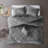 Velvet Comforter Set With Throw Pillow