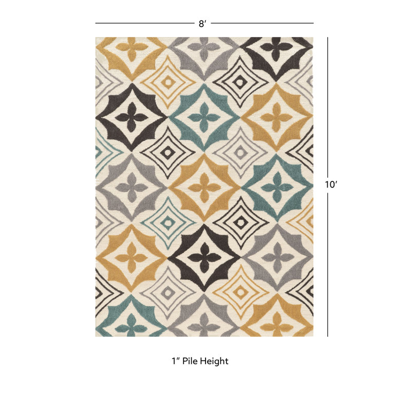 Marisela Geometric Indoor Rug, Rectangle 8' x 10'