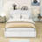Blome Wooden Platform Bed with Pull Out Shelves and Trundle-620030539