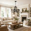 Lustre 6 lumières façon bougie Kulpsville-1639223810