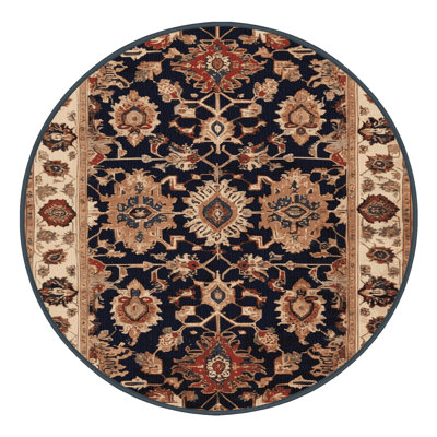Machine Washable Persian Brown Area Rug