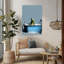 «Chameleon Bath Time Serene Whimsical Contemporary», art mural-129146791