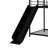 Metal Bunk Bed With Slide And Guardrails,-3625819-3625821