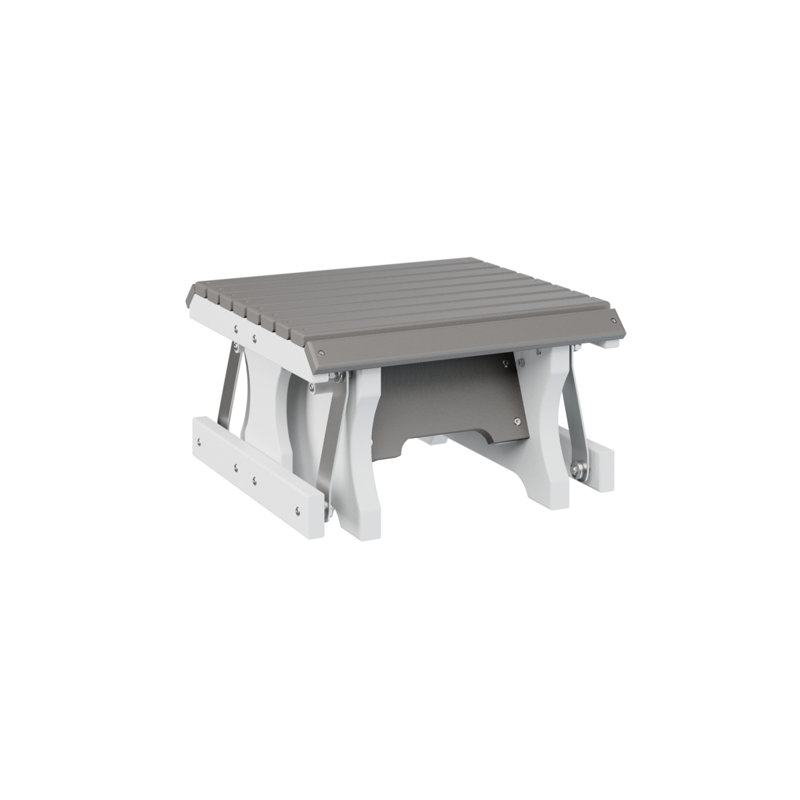 Berlin Gardens Gliding Footstool, Light Gray