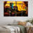 " Stylish Humanoid Android Sitting On Couch II " 4 - Pieces