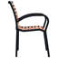 Ailsa Stacking Patio Dining Armchair with Cushion-1272963665
