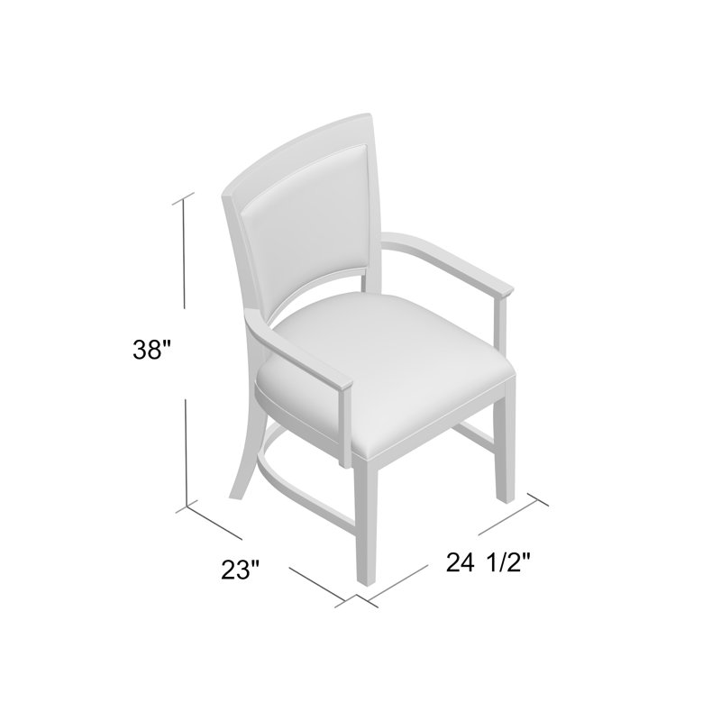 Fauteuil Jefferson, 9953 100% polyester étain, Tabac