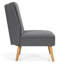 Chaise d'appoint en velours de 23,5 po de largeur-1625208732