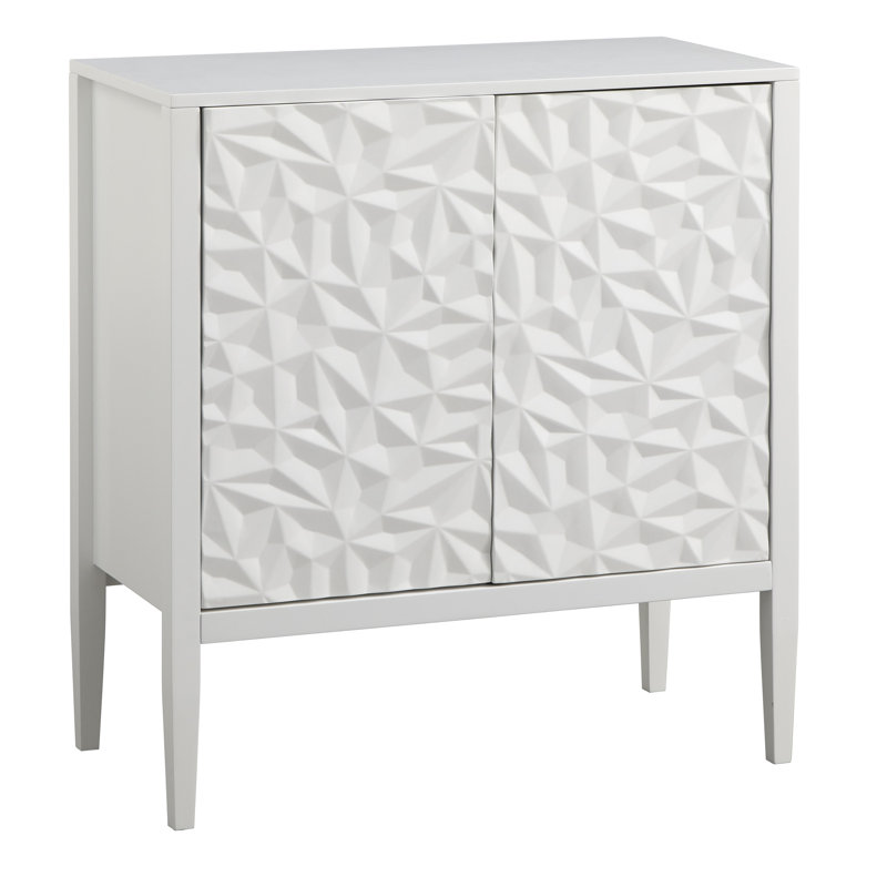 Commode d'appoint Ninave, Blanc