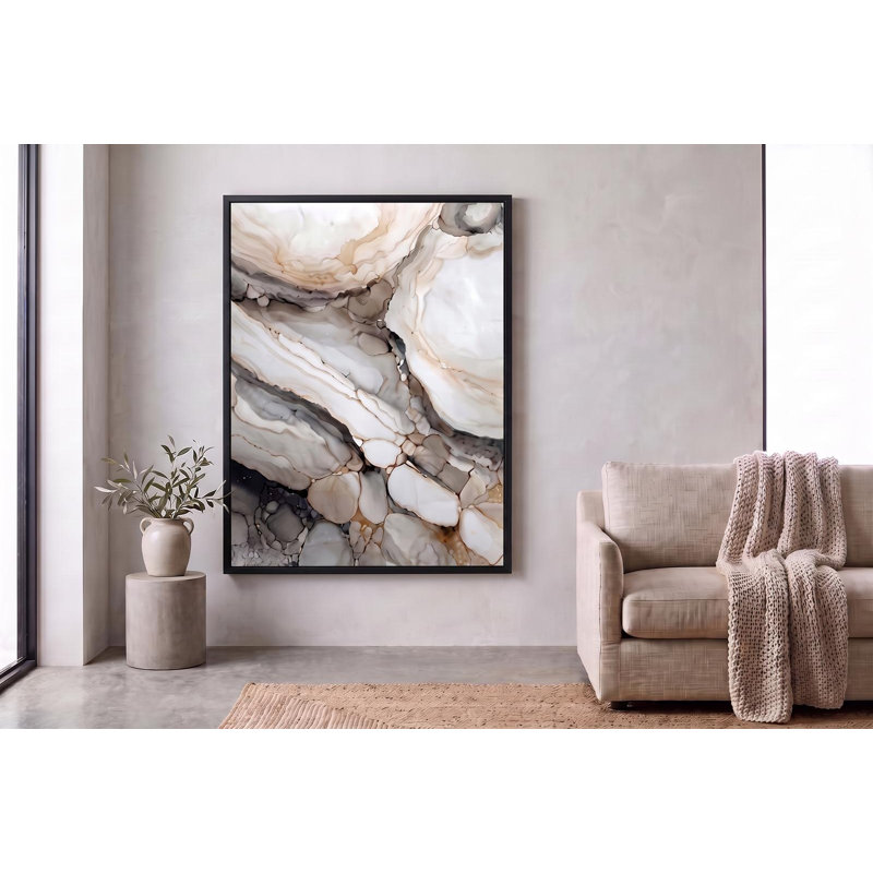 Marbled Breath, 30" H x 40" W