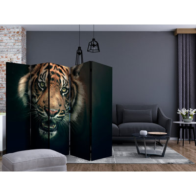 Gasaway 225cm W x 172cm H 5 - Panel Folding Room Divider