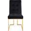 Chaise d'appoint en velours capitonné Chakevia-23542761-28747691