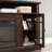 Classic TV Media Stand Modern Entertainment Console For TV Up To 65" With Open And Closed Storage Space, Espresso, 58.25"W*15.75"D*32"H