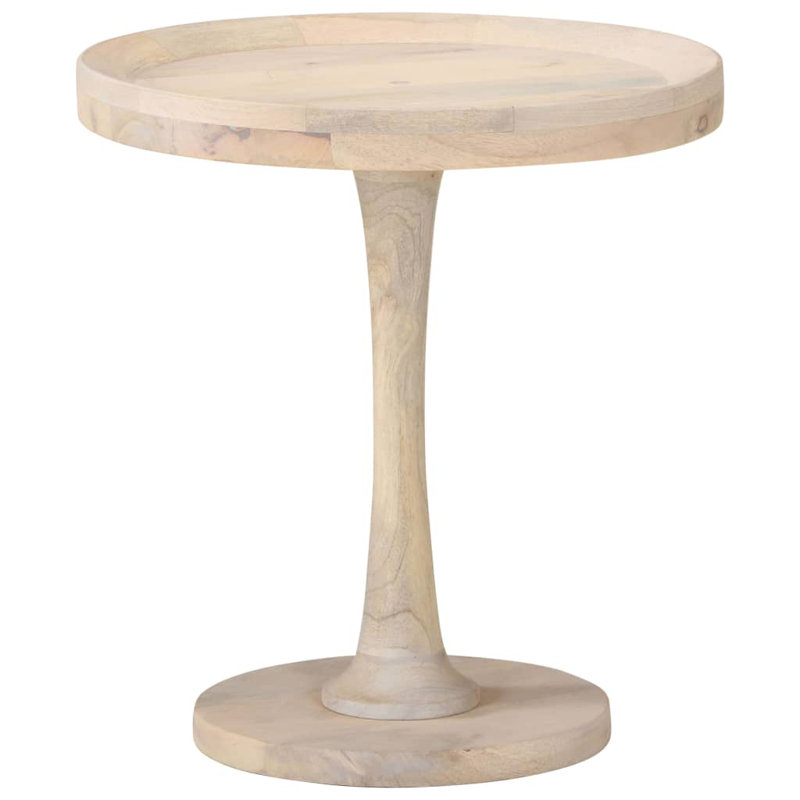 Urbano Solid Wood Pedestal End Table