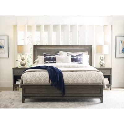 Analeshia Metal Panel Bed