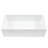 Austen Crisp White Fireclay Single Bowl Farmhouse Apron Front Undermount Kitchen Sink and Drain-92476259