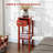 2-Tier Side Table With Drawer, Narrow End Table With Bottom Shelf-1560406995