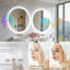 Deovion Round LED Mirror with Bluetooth