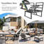 7-Person L-Shaped Outdoor Sofa Set with Wood Table-783022780