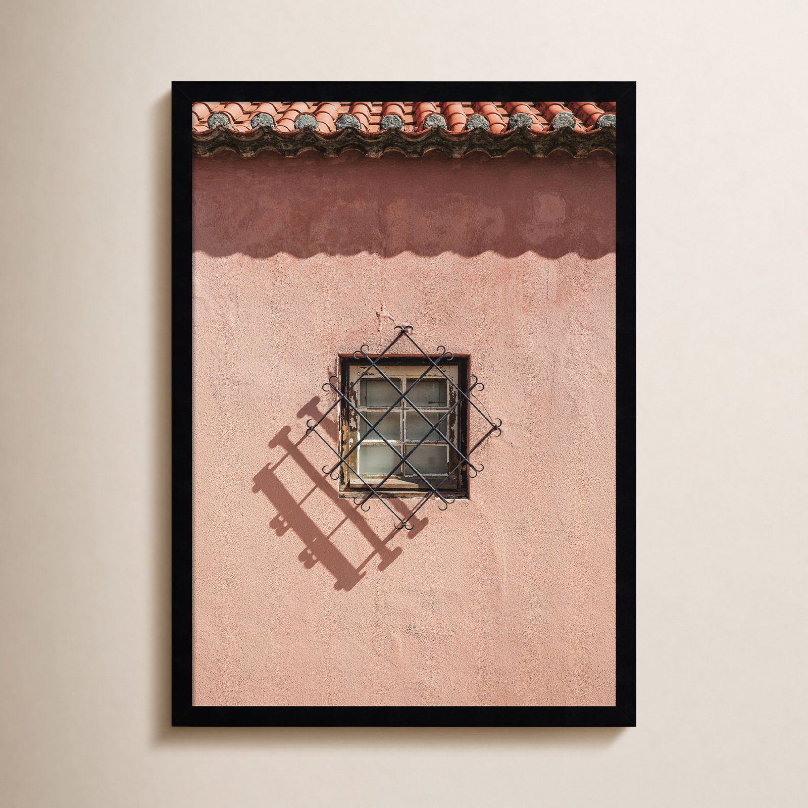 Pompano "Window 02" Print by Shot by Clint, Black, 25" H x 18" W