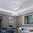 Odoaker LED Round Chandelier