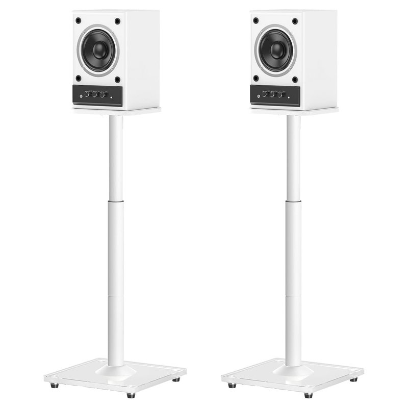 Universal Speaker Stands Height Adjustable 28"-37.4"