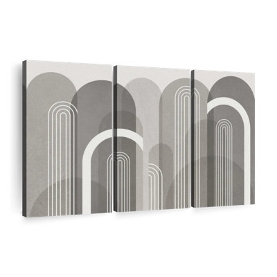 Holiday «Mid-Century Arches Stone Canvas Print» sur